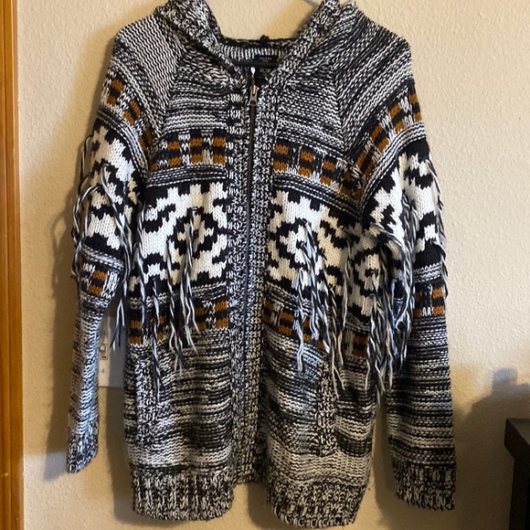 Volcom Jackets & Blazers - Volcom Stone Row fringe zip up jacket size M/L